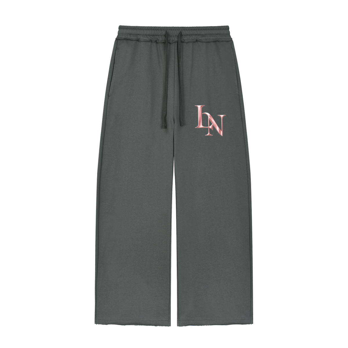 Women’s Wide Leg Raw Edge Sweatpants