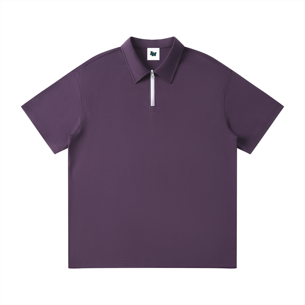 Unisex Quarter-Zip Polo Shirt