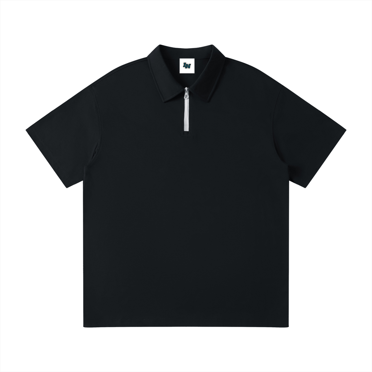 Unisex Quarter-Zip Polo Shirt