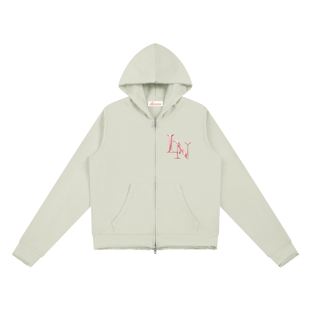 Women’s Raw Edge Full Zip Hoodie