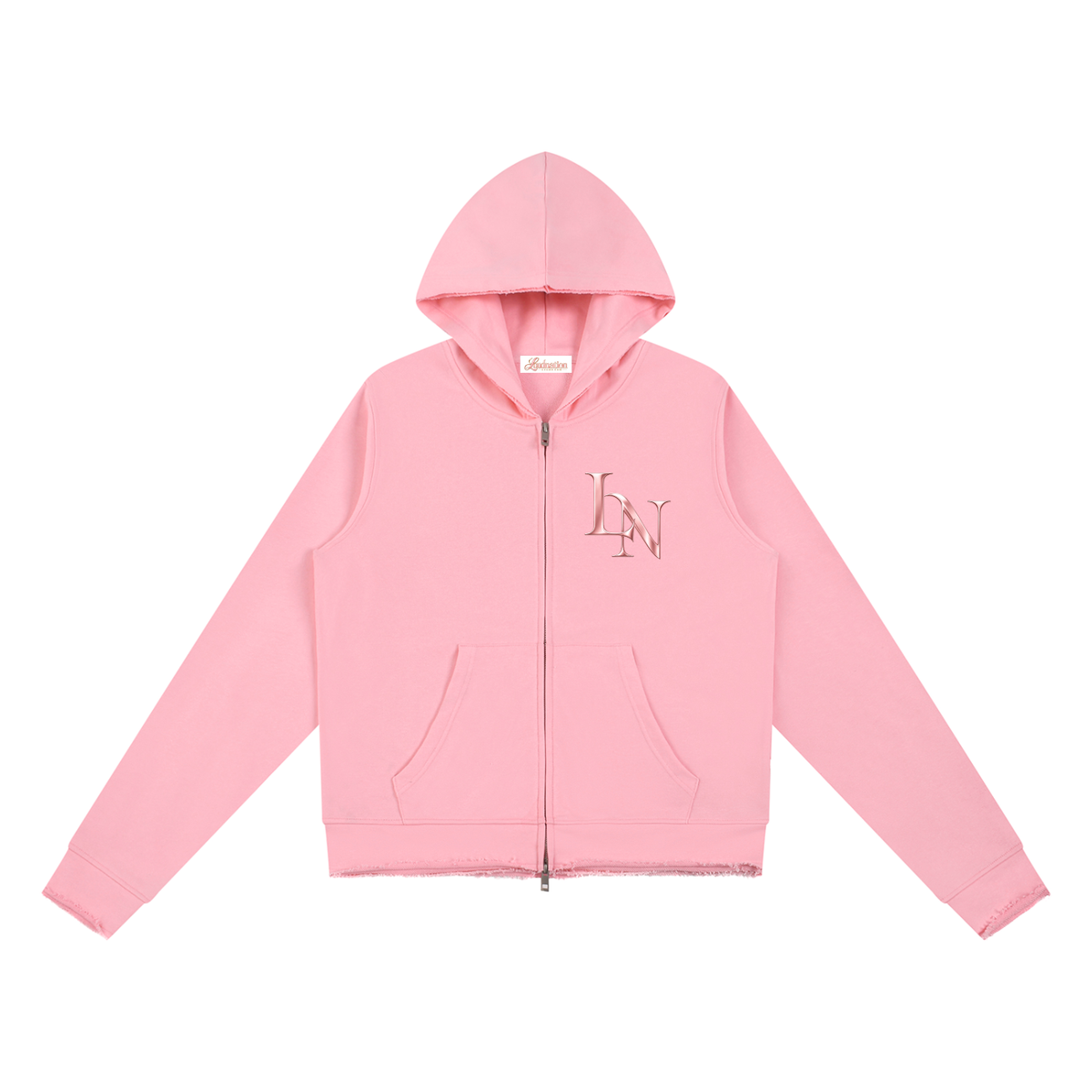 Women’s Raw Edge Full Zip Hoodie
