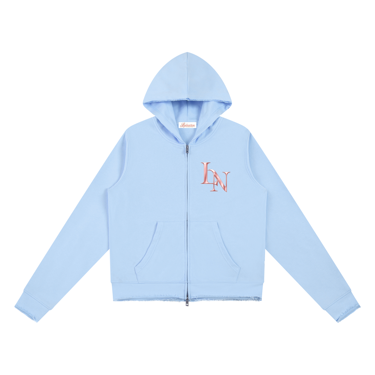 Women’s Raw Edge Full Zip Hoodie