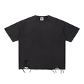 Snow Washed Raw-Hem T-Shirt