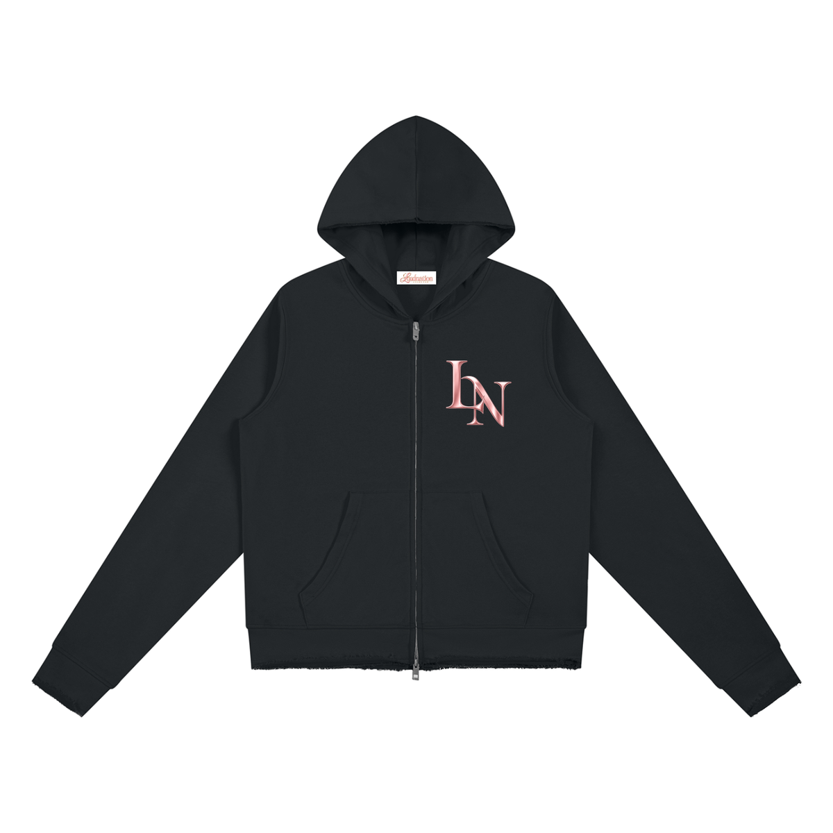 Women’s Raw Edge Full Zip Hoodie